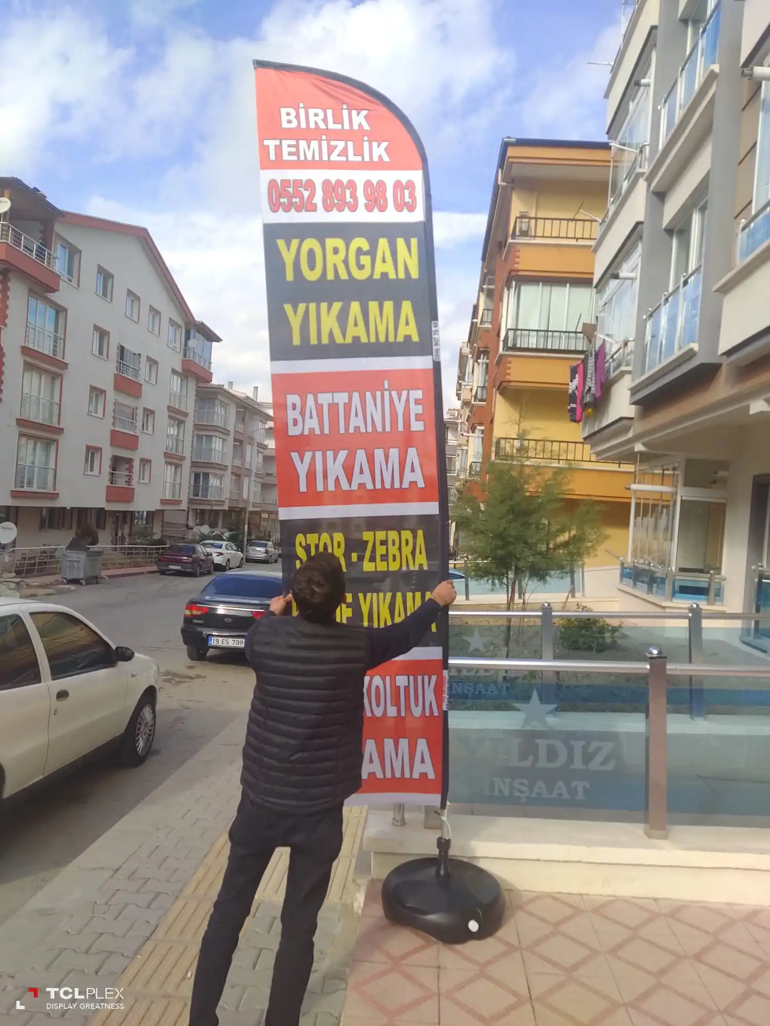 Kuru Temizlemeci Yelken Bayrağı-2