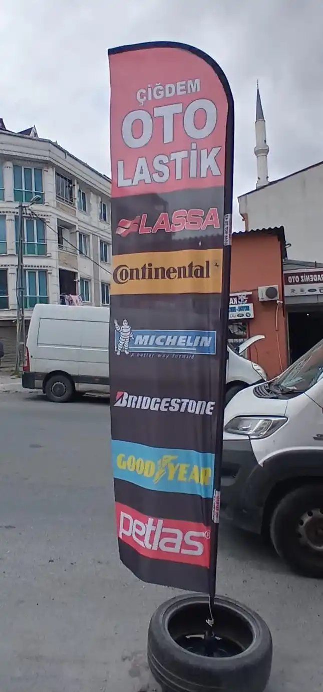 Oto Lastikçi Yelken Bayrağı-7